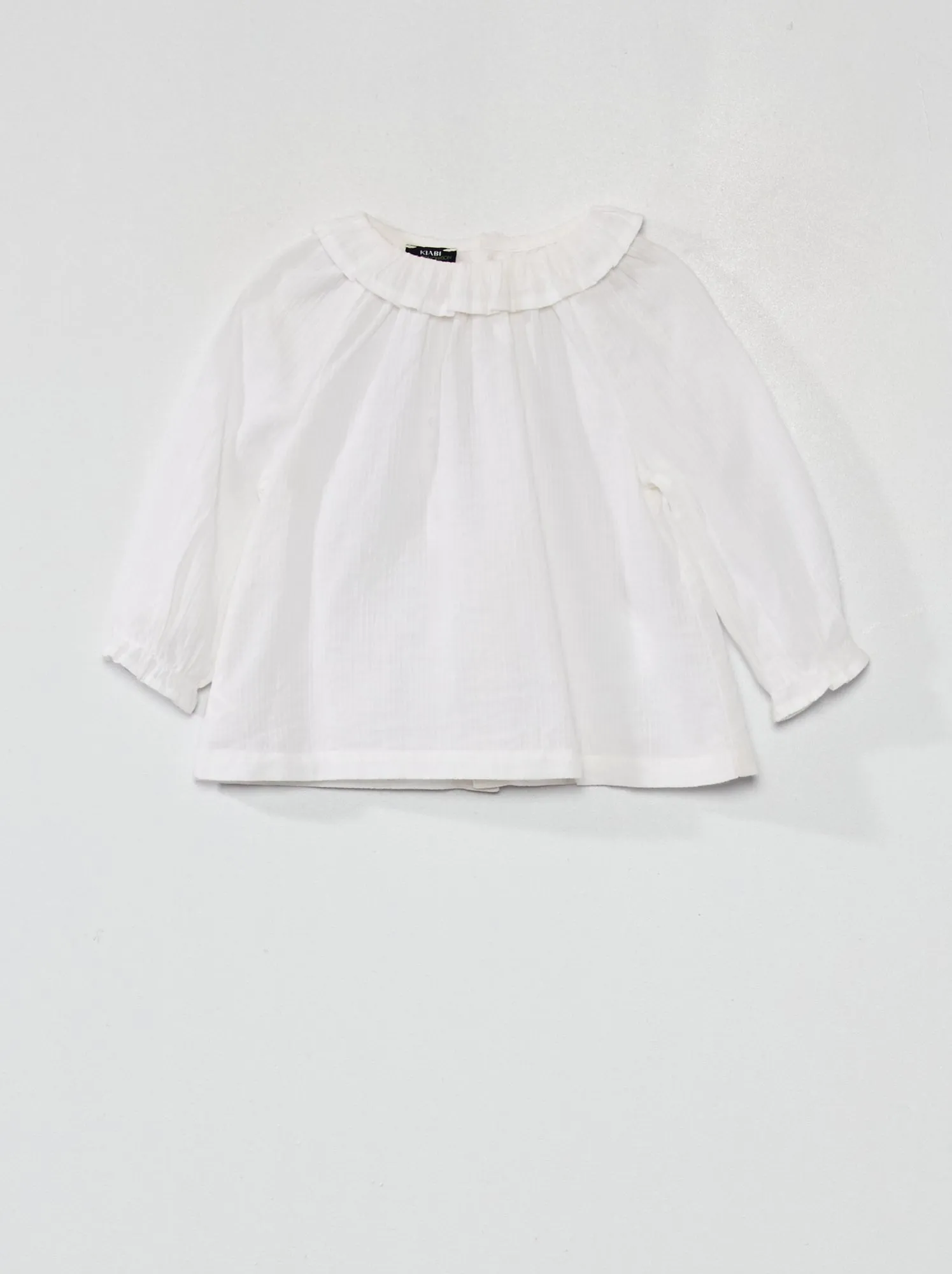 Blusa in cotone - Bianco