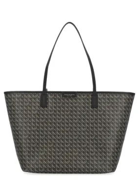 Borsa Shopping Tory Burch Ever-Ready nera con zip