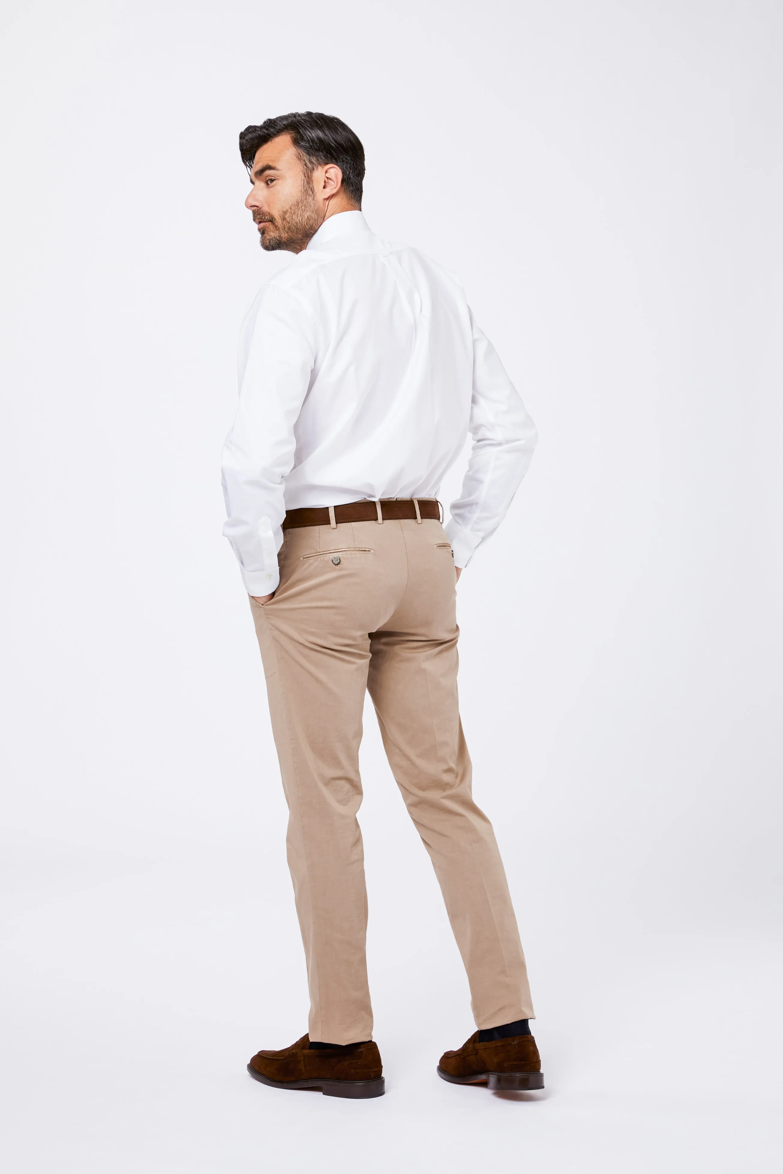 Camicia Bianca Cotone Oxford Unito Collo Button Down