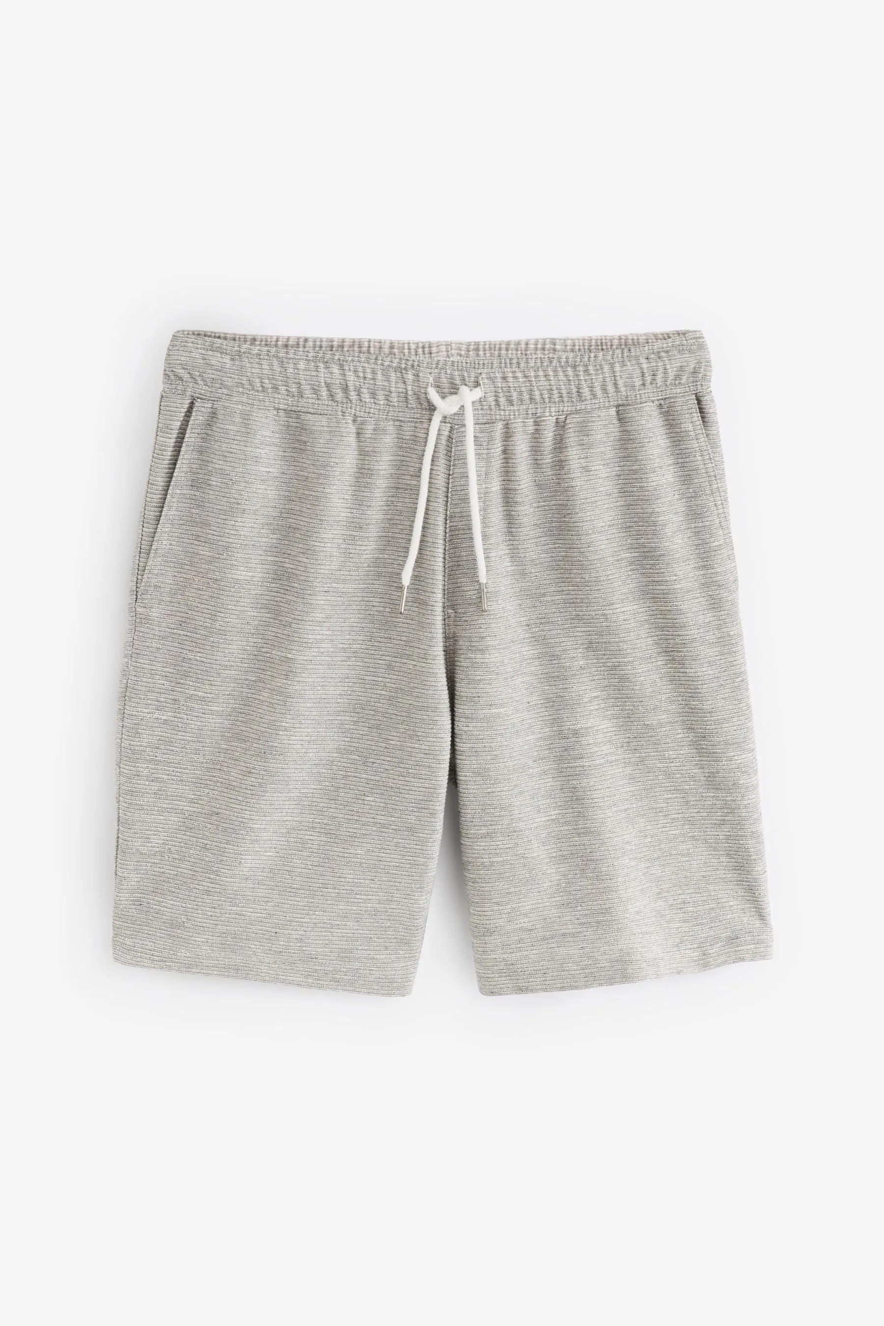 Grigio chiaro  - Shorts A righe testurizzati