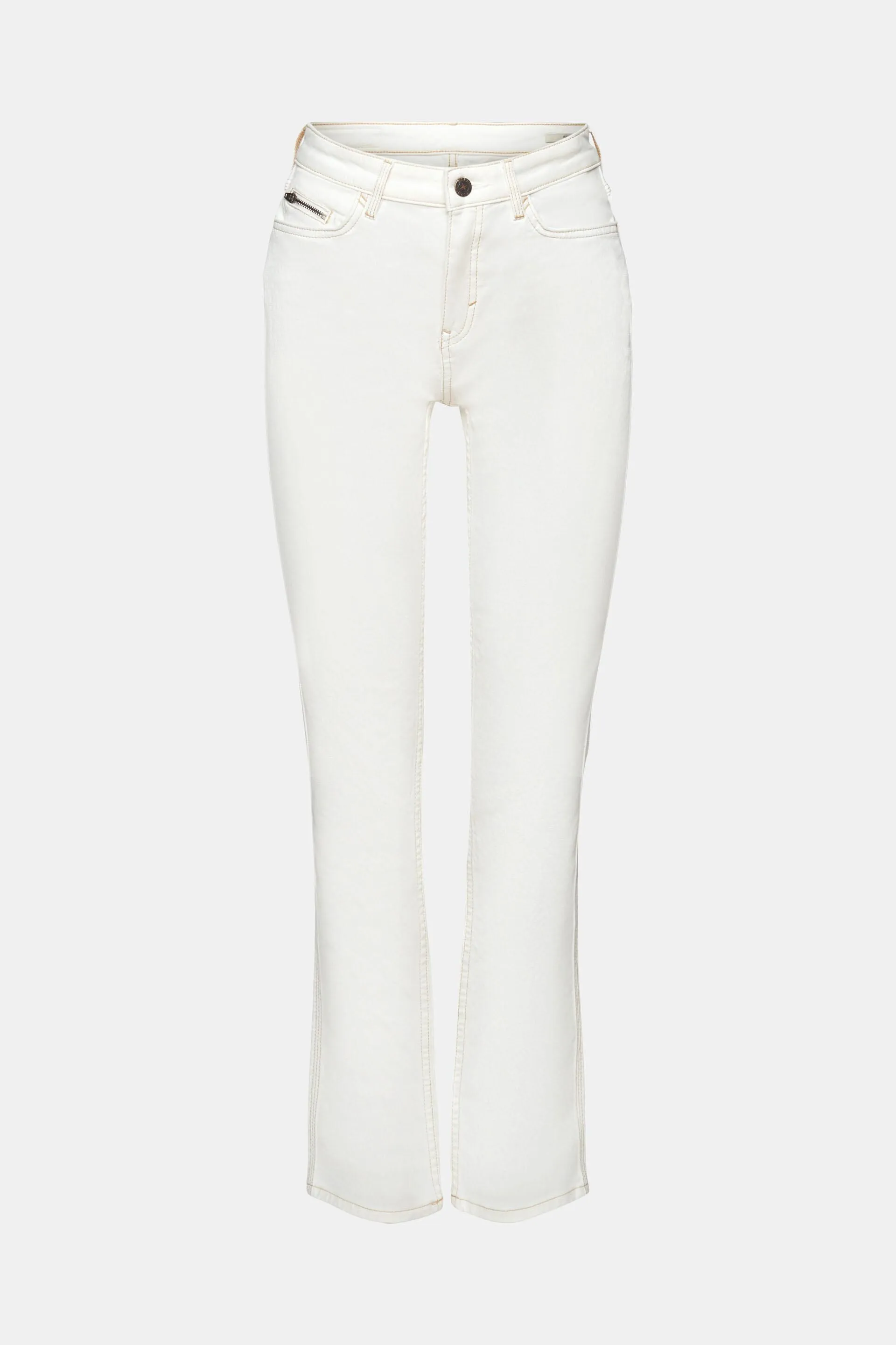 Jeans a vita alta e con gamba dritta