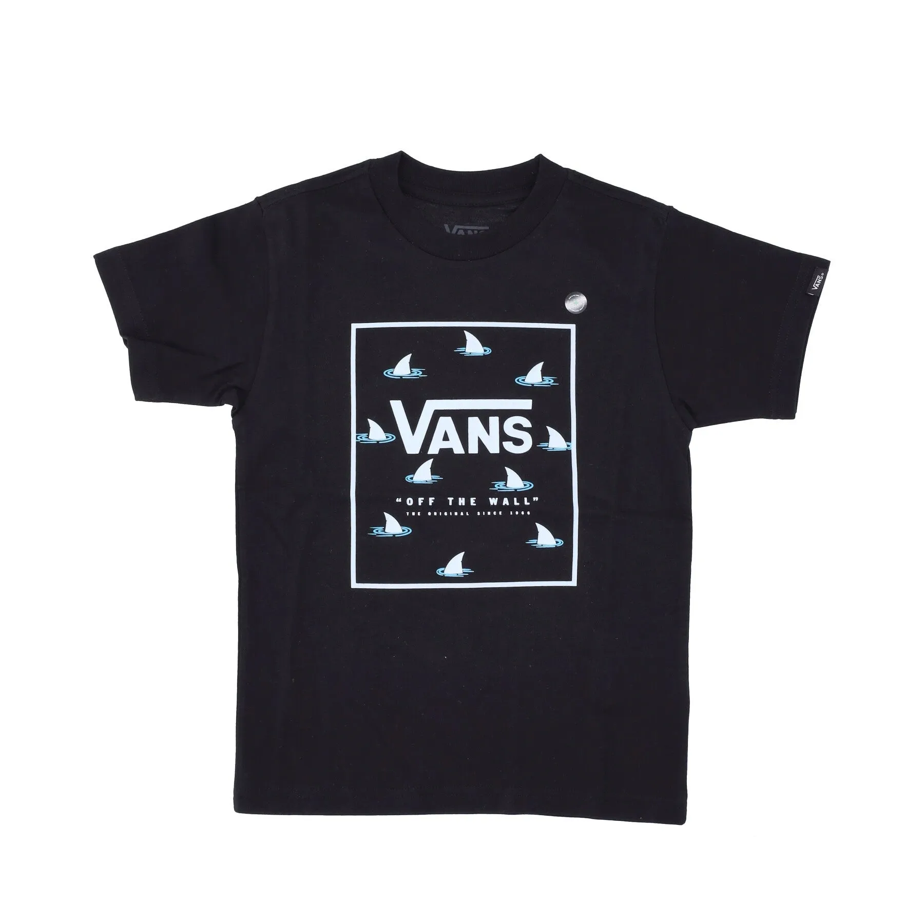 Maglietta Bambino Print Box Black/shark Fin