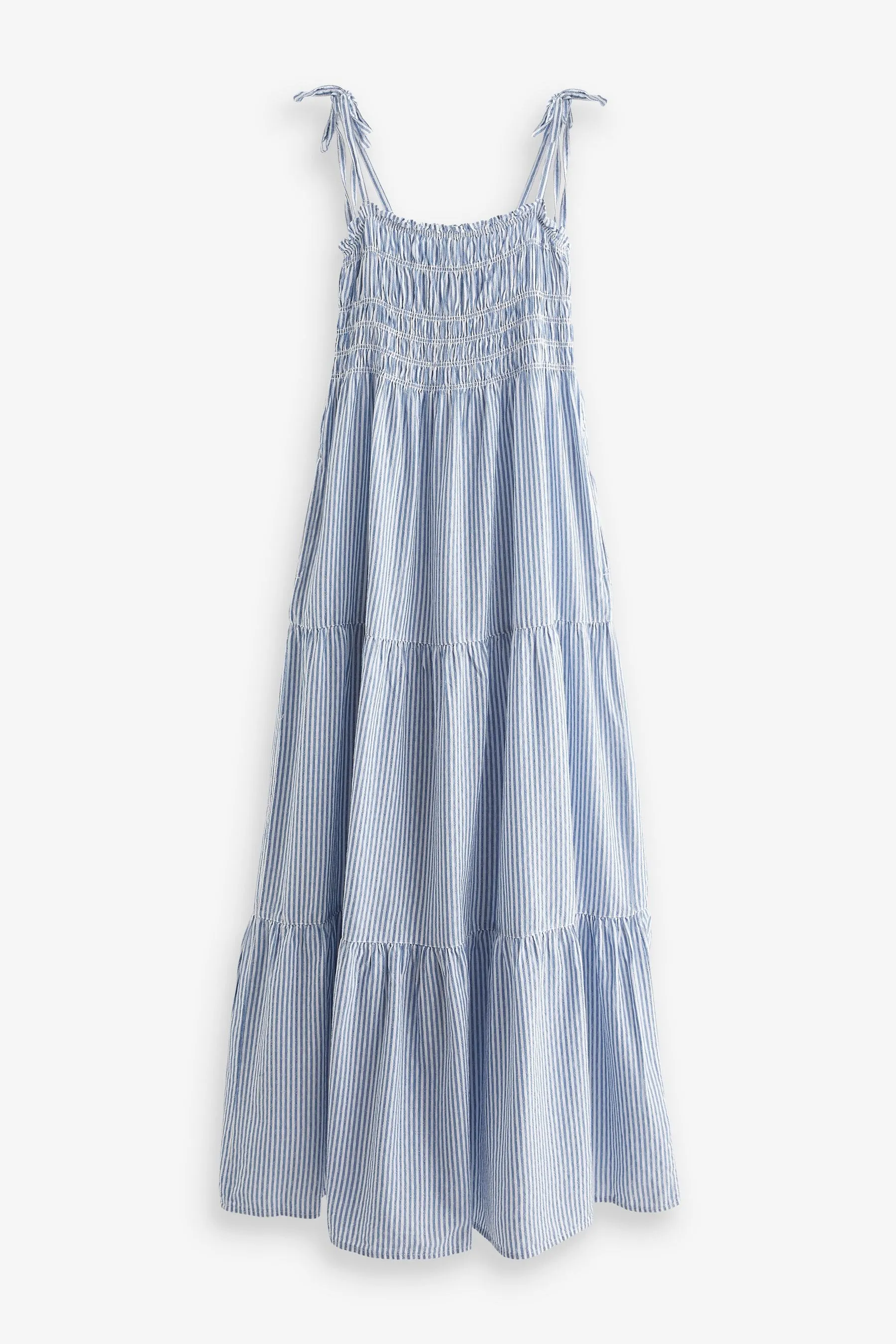 Righe blu  - Abito maxi estivo