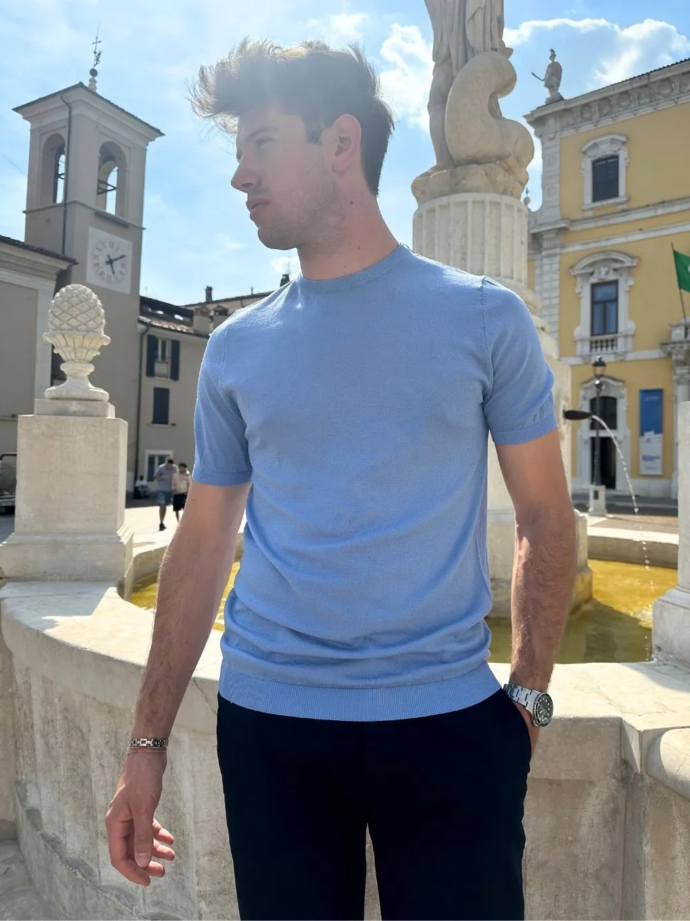 T-shirt in maglia